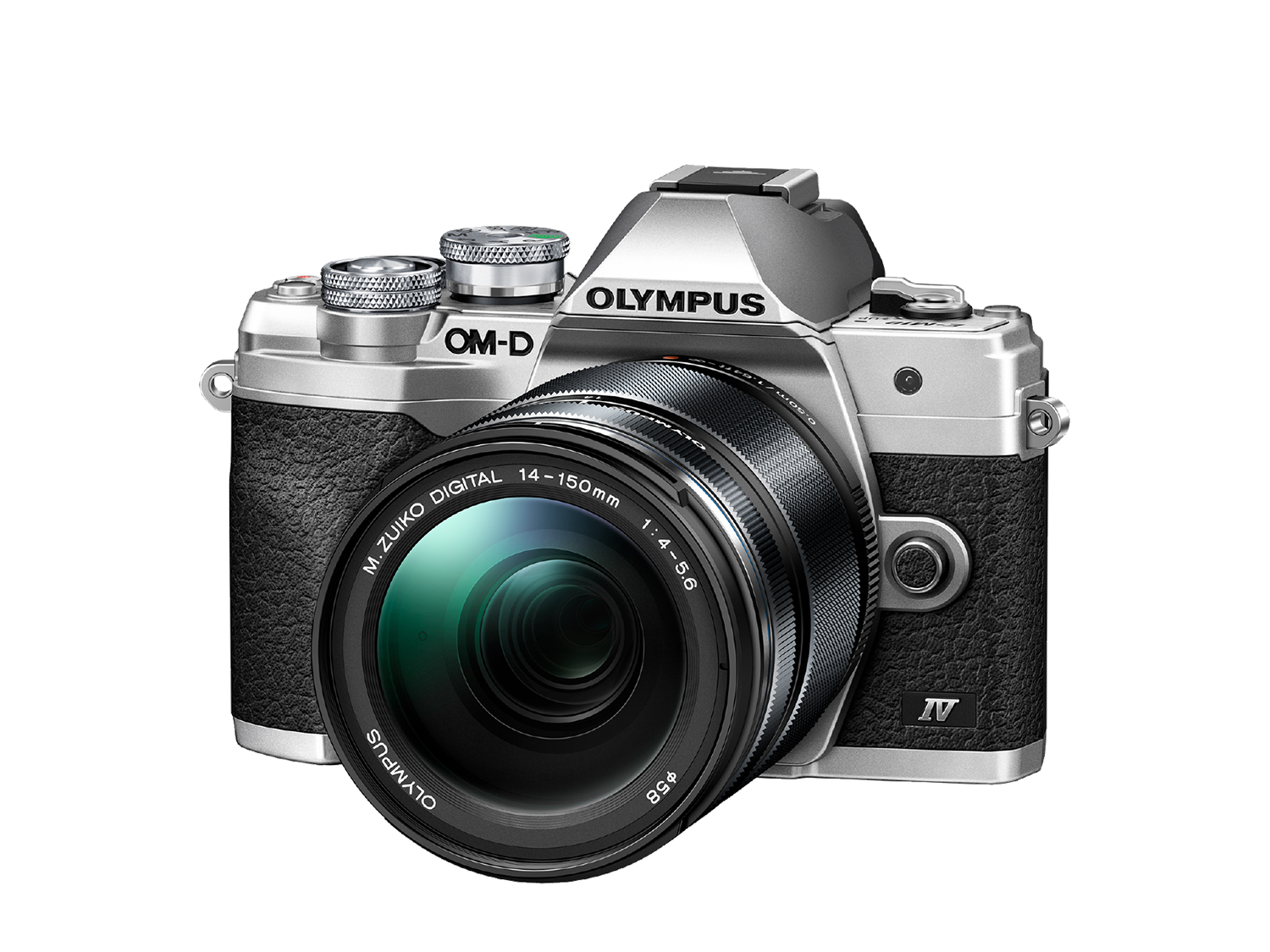E-M10 Mark IV + 14-150mm II Kit (zilver)