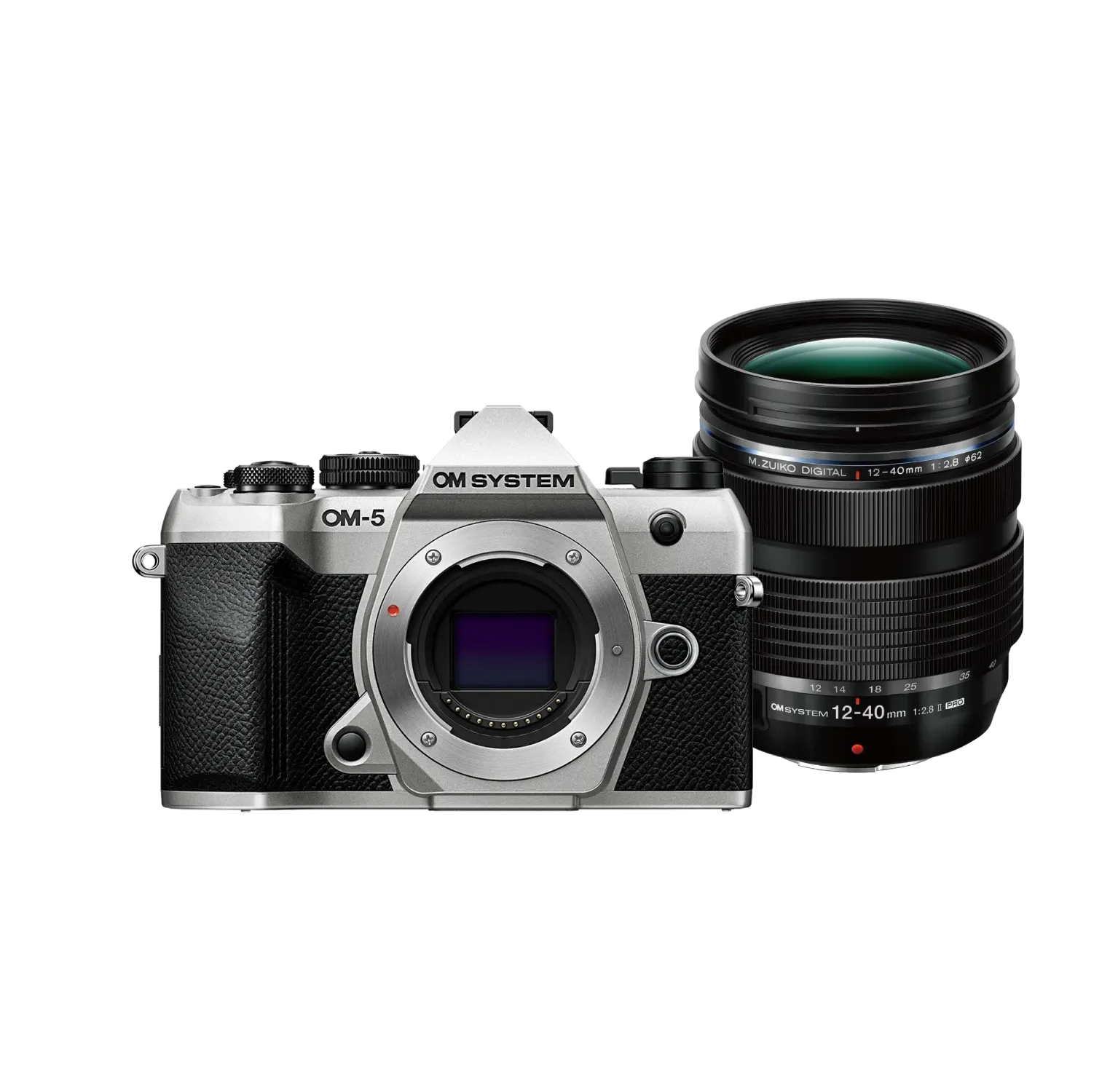 OM SYSTEM OM-5 Mark II with 12-40mm f2.8 Mk II PRO Lens - Silver