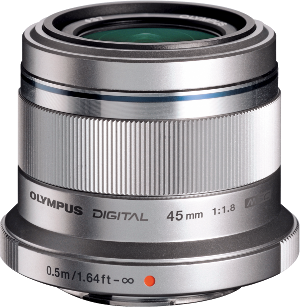 M.Zuiko Digital 45 mm F1.8 (zilver)